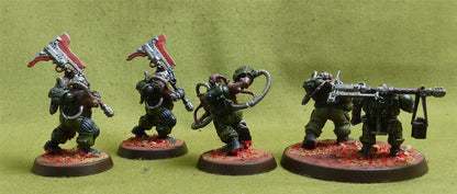Cthonian Beserks set of 4 painted - Leagues of Votann - Warhammer 40K #1J5
