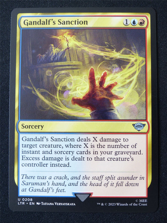 Gandalf's Sanction - LTR - Mtg Card #15V