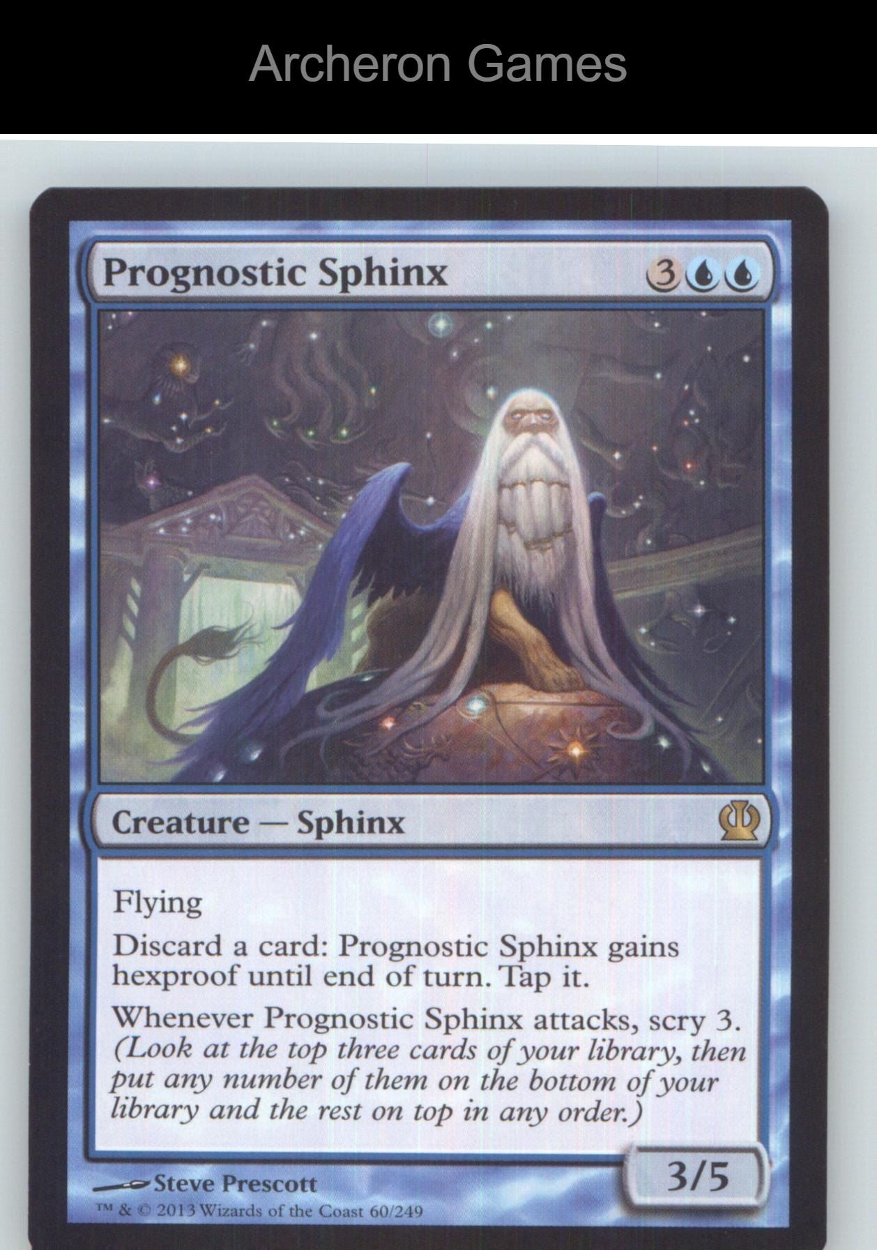 Prognostic Sphinx THS 60 R MTG Card NM/EX+