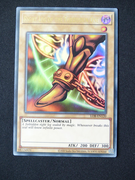 Right Leg of the Forbidden One LOB Ultra rare - 1st ed Yugioh Card #3AP