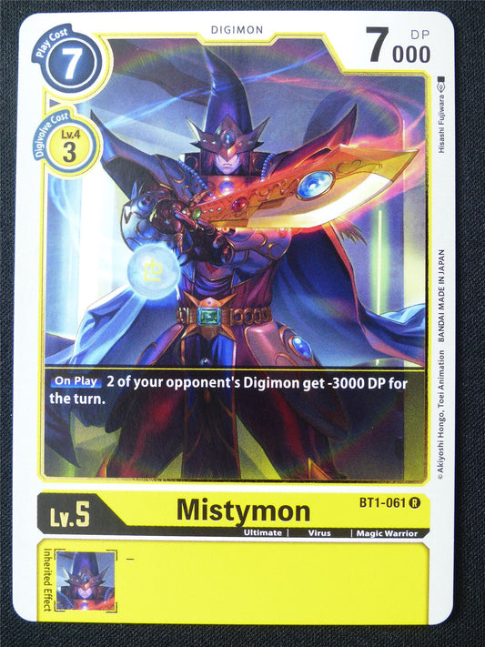 Mistmon BT1-061 R - Digimon Card #17N