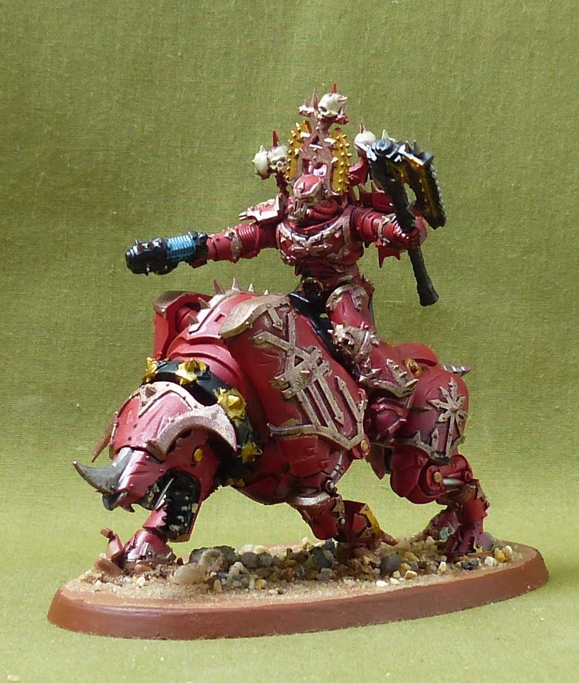 Lord on Juggernaut painted - World Eaters - Warhammer 40K #4HN
