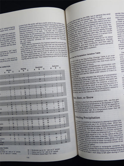 Official Advanced Dungeons & Dragons: Wilderness Survival Guide - Roleplay Hardback #1GJ