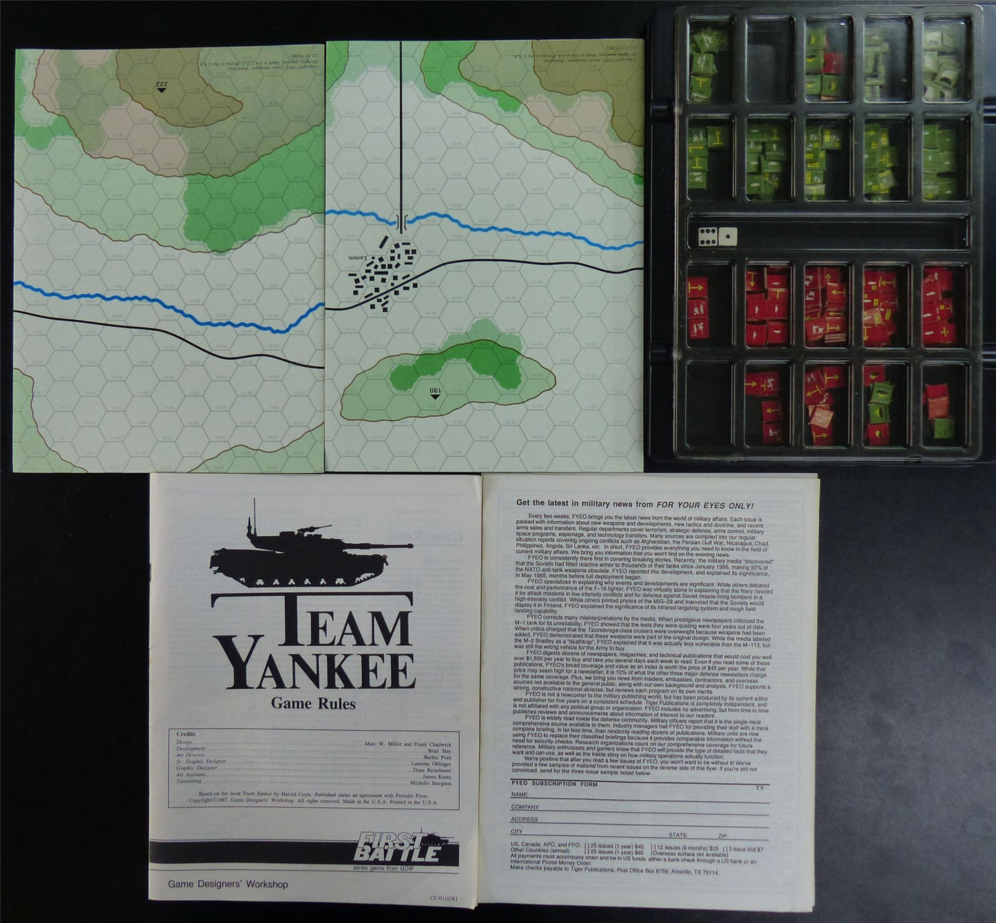 Team Yankee: A Game of World War III - Game Designers' Workshop OOP #21U