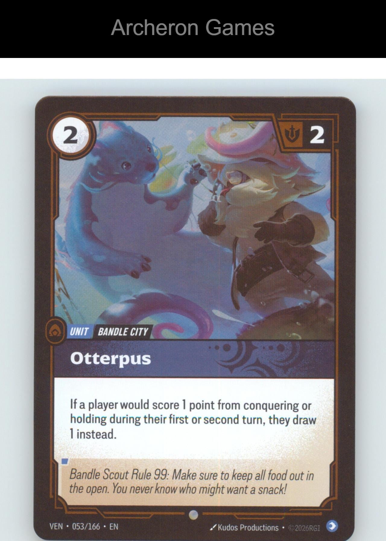 Otterpus VEN 053/166 C Vendetta Riftbound Card Foil