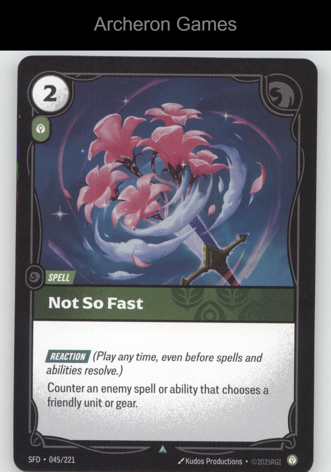 Not So Fast SFD 045/221 UC  Card Spiritforged