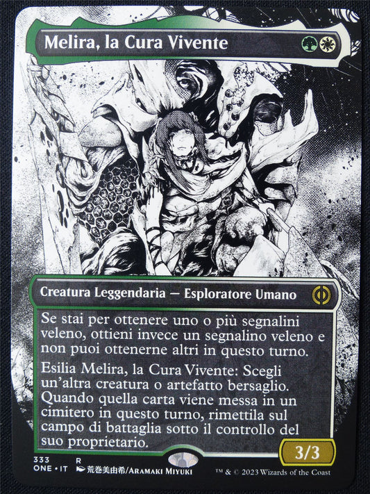 Melira the Living Cure Borderless Italian - ONE - Mtg Card #1CG
