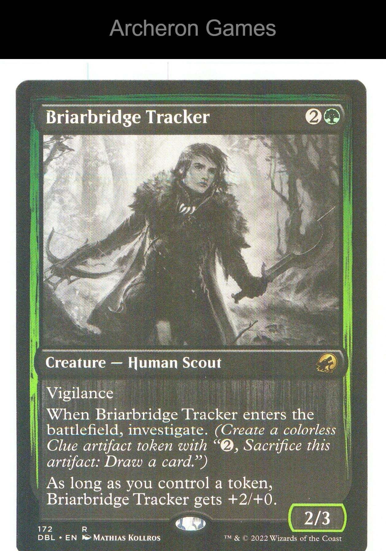 Briarbridge Tracker DBL 172 R MTG Card NM/EX+