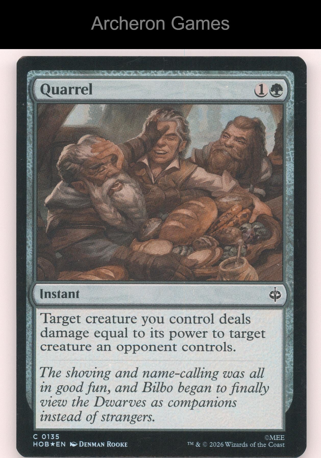 Quarrel HOB 135 C MTG Card The Hobbit