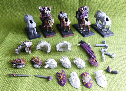 Metal Classic Warriors of Chaos Knights - Warhammer AoS 40k #CJ