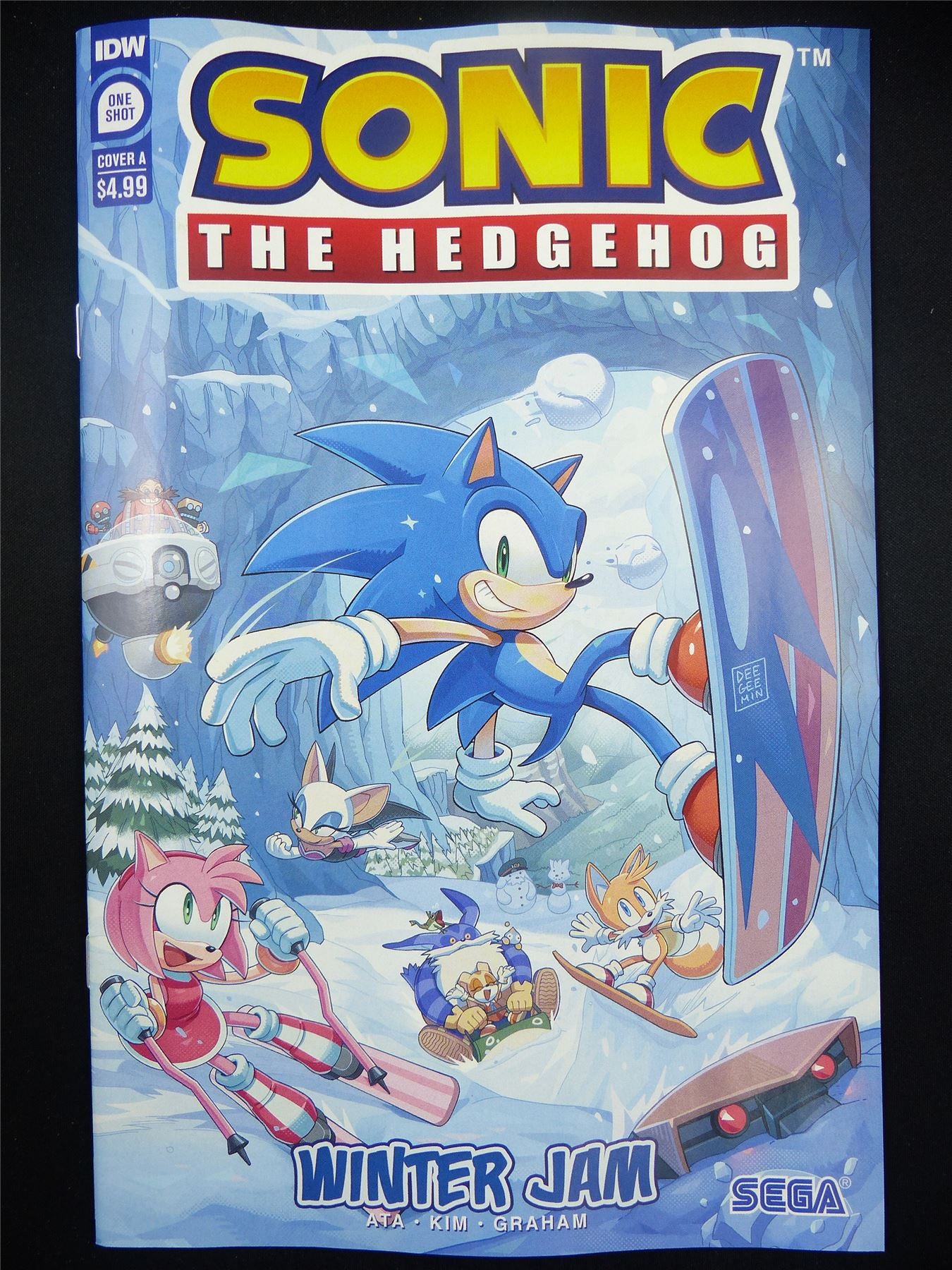 Sonic The Hedgehog Winter Jam One Shot Dec 2023 Idw Comic 1ie