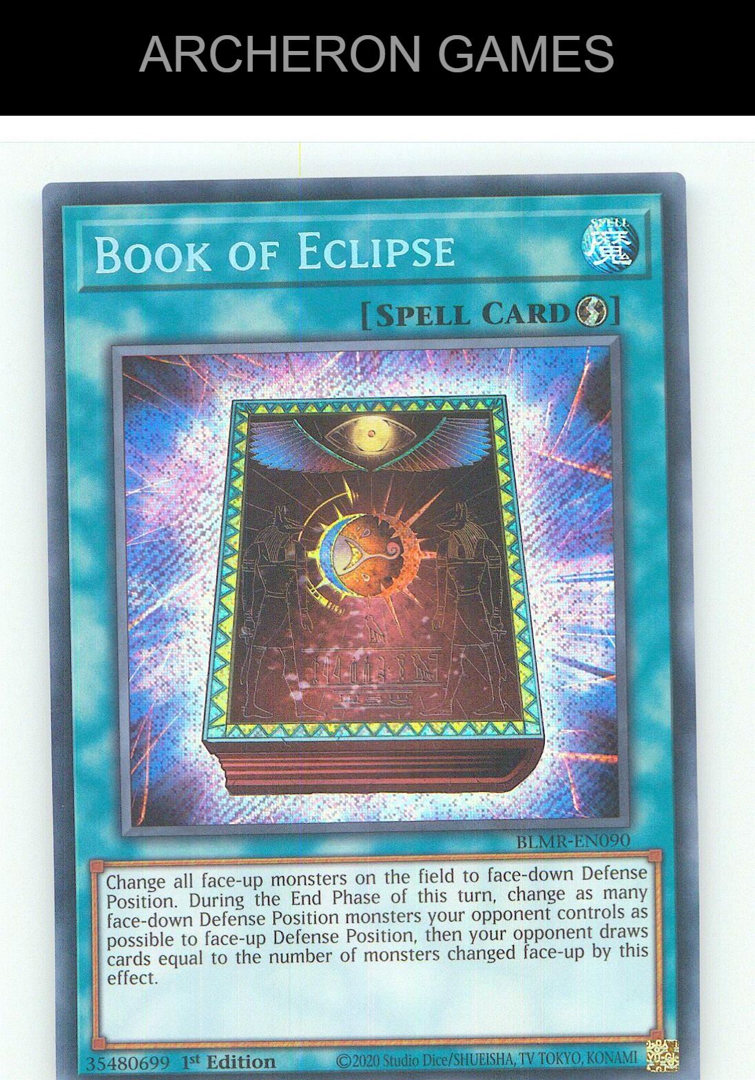 Book of Eclipse SEC YUGIOH Card 1st Edition