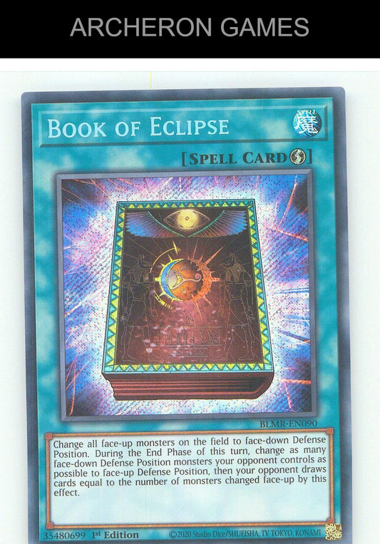 Book of Eclipse SEC YUGIOH Card 1st Edition