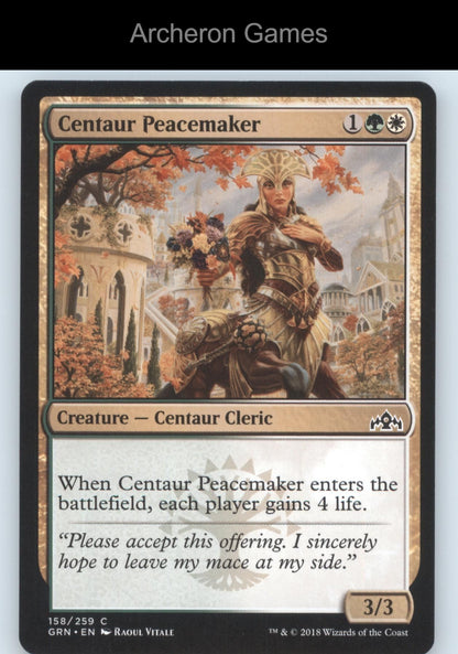 Centaur Peacemaker 158 C MTG Card Guilds of Ravnica