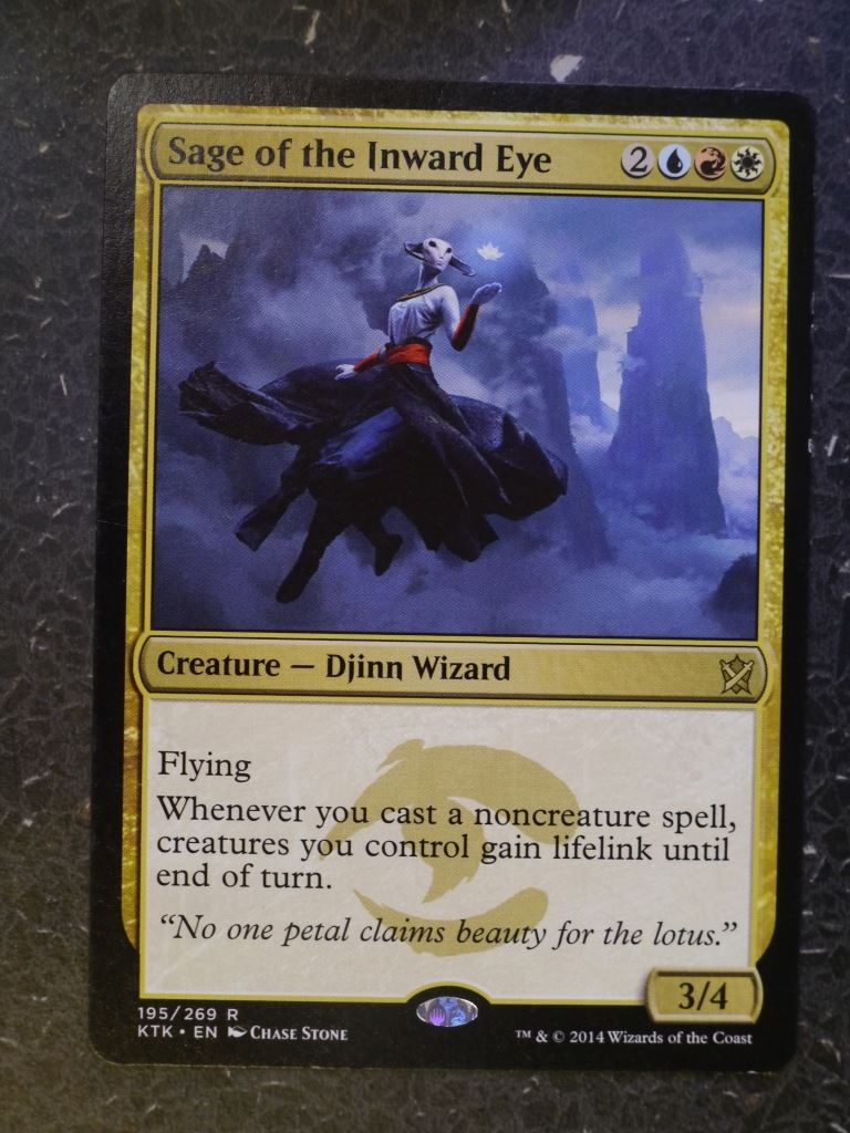 MTG Magic Cards: SAGE OF THE INWARD EYE # 6J55