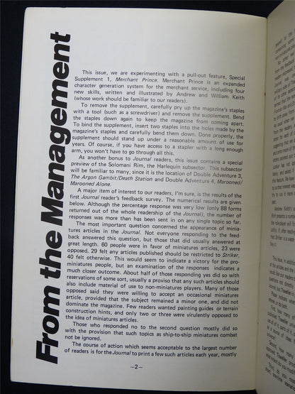 The Journal of the Travellers' Aid Society #12  - Roleplaying Booklet #2TH