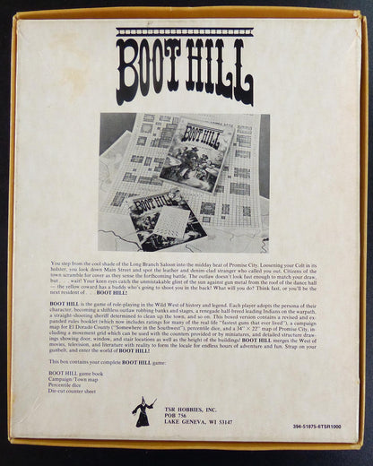 Boot Hill Wild West Roleplaying Game OOP #1XV