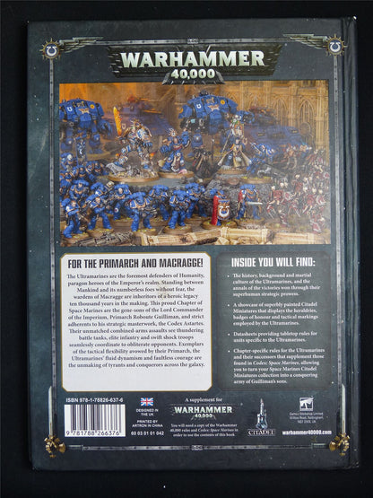 Codex Supplement: Ultramarines Codex - Warhammer 40K Hardback #1Z4