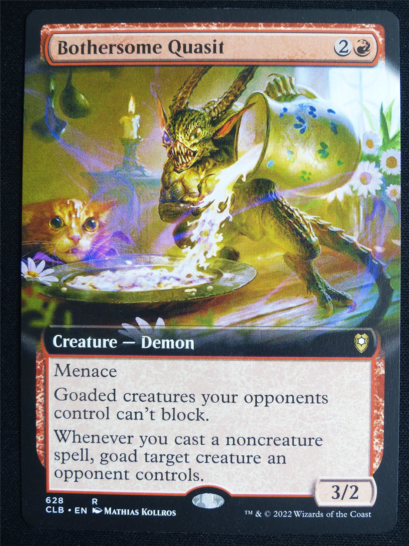 Bothersome Quasit Extended Art - CLB - Mtg Card #4L0