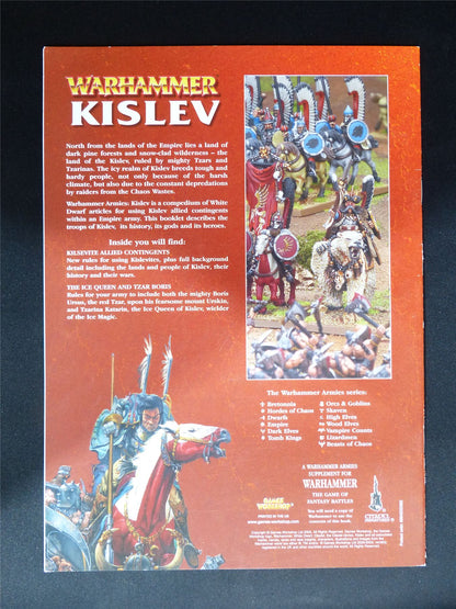 White Dwarf: Warhammer Kislev 6th Edition Booklet - Warhammer Old World #1HU
