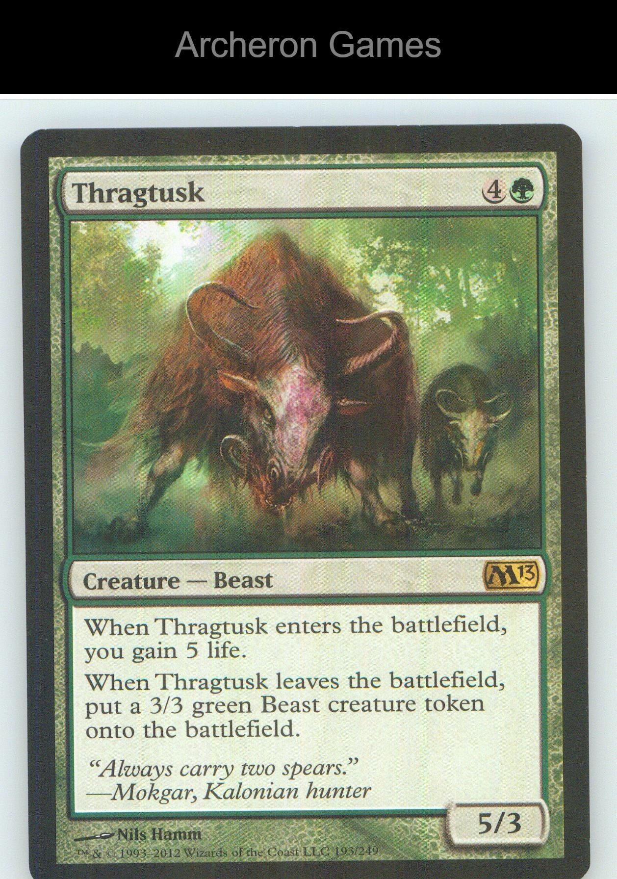Thragtusk M13 193 R MTG Card NM/EX+