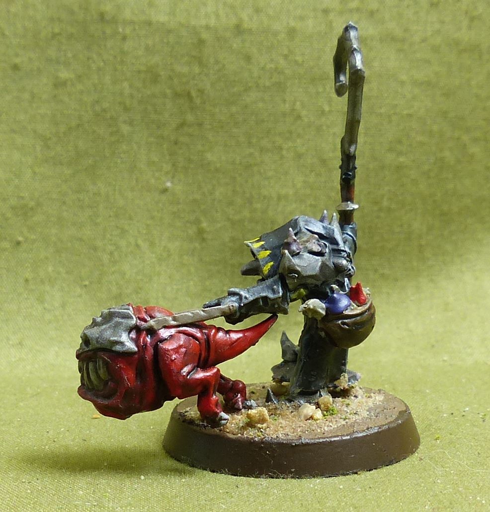 Squigboss with Gnasha-squig painted - Gloomspite Gitz - Warhammer AoS #16N