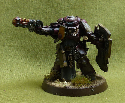 Lieutenant with Storm Shield painted - Space Marines - Warhammer 40K #1BG