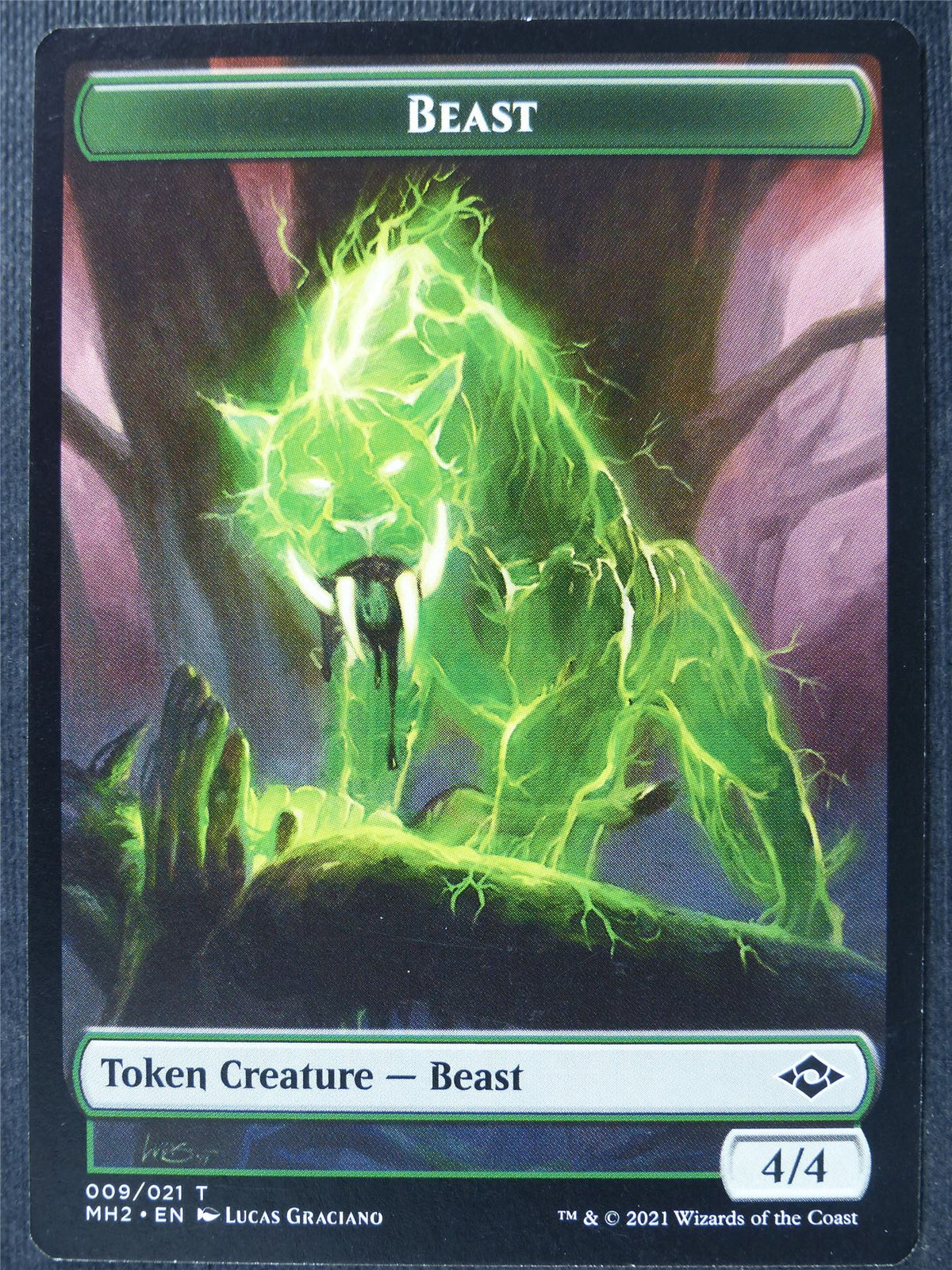 Beast Token - Mtg Card #3U1