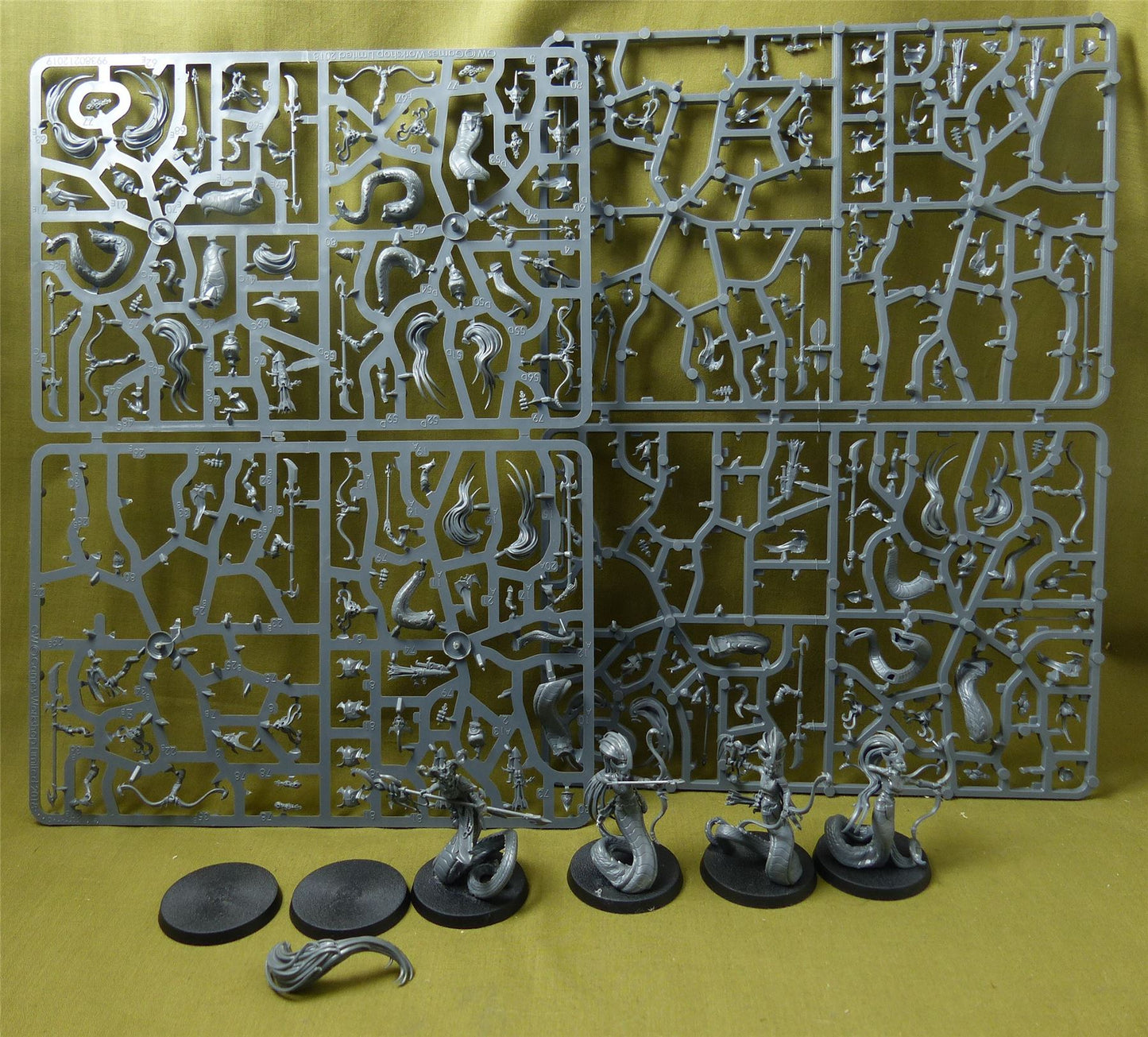 Blood Stalkers part built - Daughters of Khaine - Warhammer AoS #VO