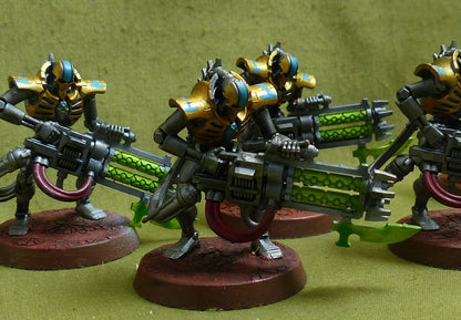 Immortals with Gauss Blasters painted - Necrons - Warhammer 40K #2D4