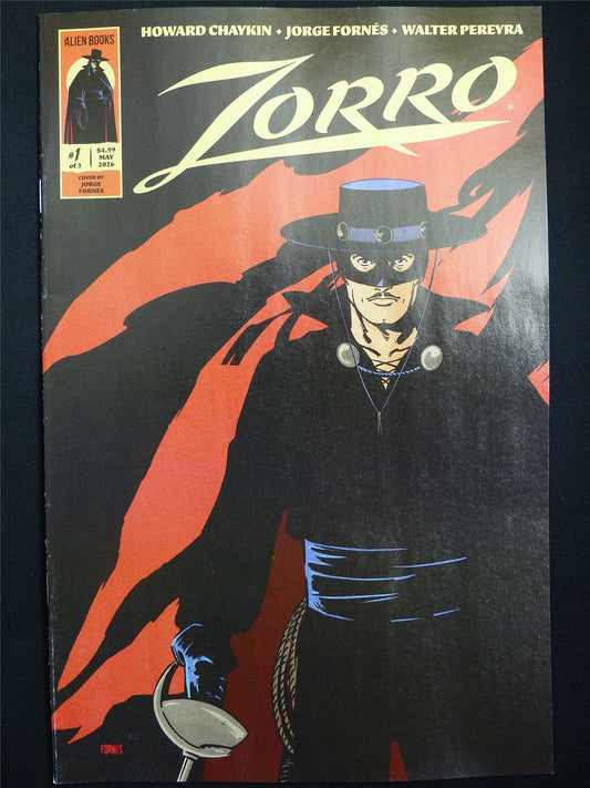 ZORRO #1 Cvr A - May 2026 Alien Books Comic #EA