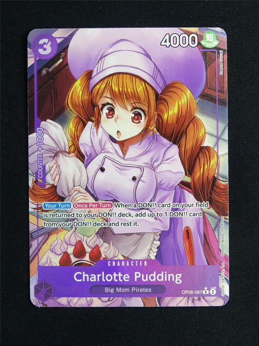 Charlotte Pudding OP08-067 R Foil - One Piece Card #21F