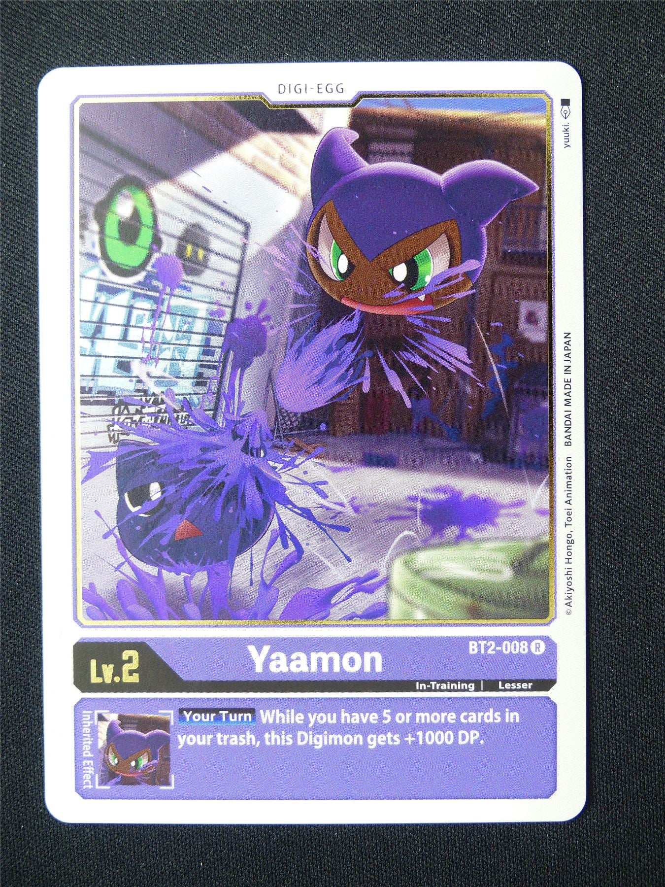 Yaamon BT2 R - Digimon Card #5RA