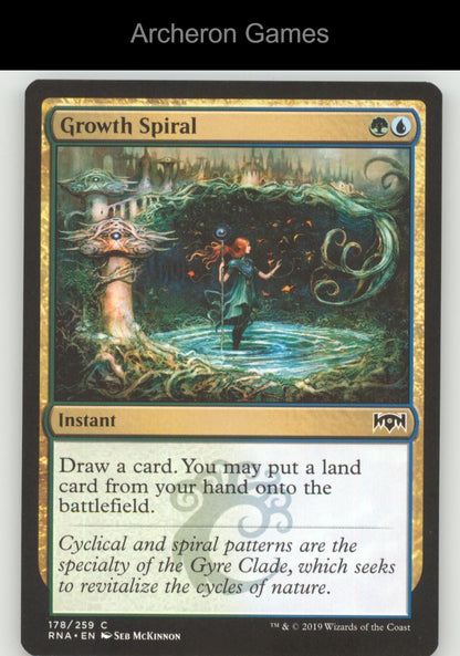 Growth Spiral 178 C MTG Card Ravnica Allegiance
