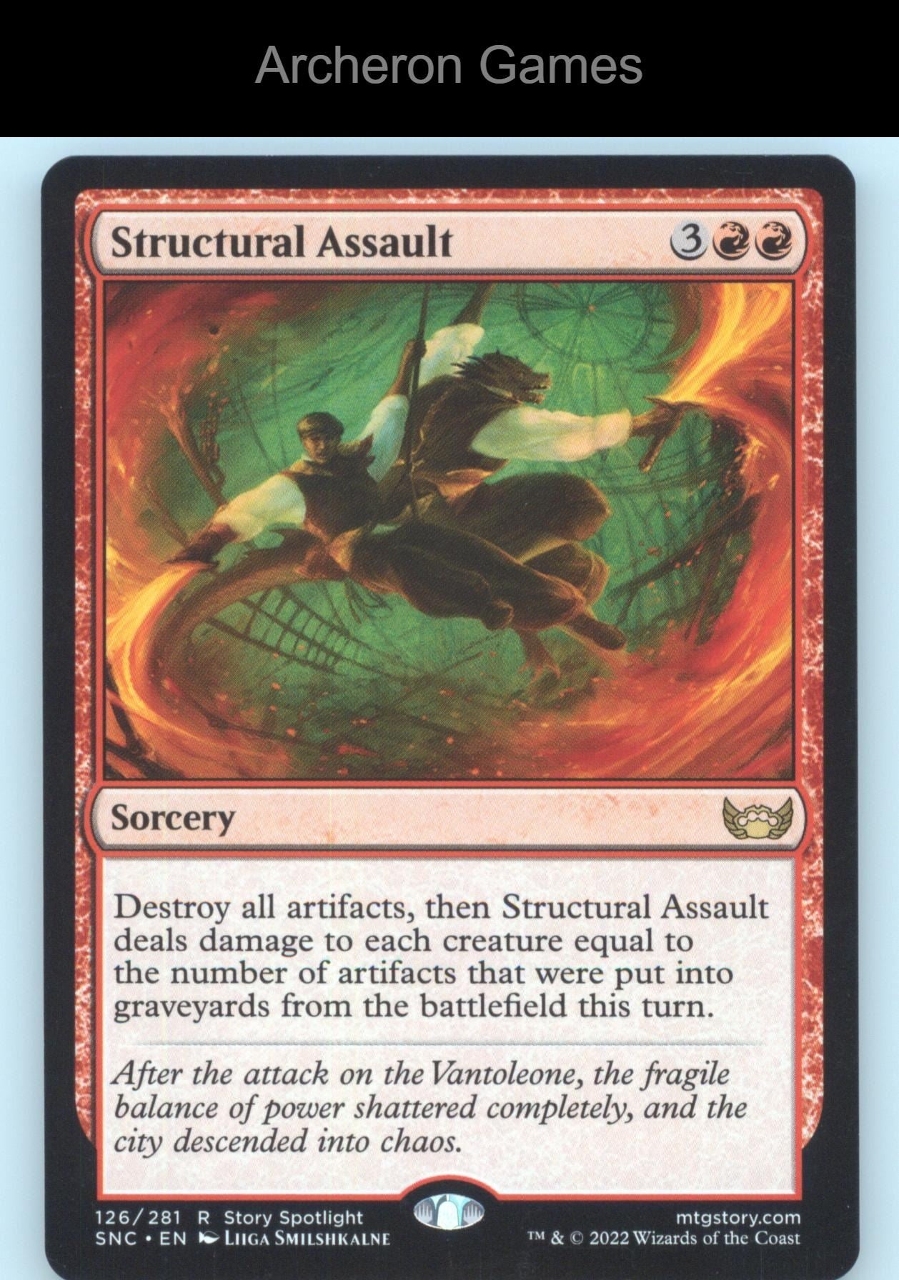 Structural Assault 126 R MTG Card Streets of New Capenna