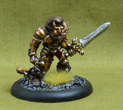 Classic Metal Chaos Warrior painted OOP - Skaven - Warhammer AoS #53F