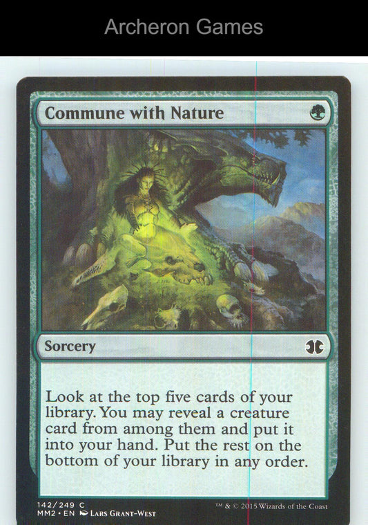 Commune with Nature MM2 142 C MTG Card NM/EX+