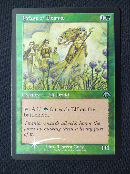 Priest of Titania Retro Foil - MH3 - Mtg Card #99O