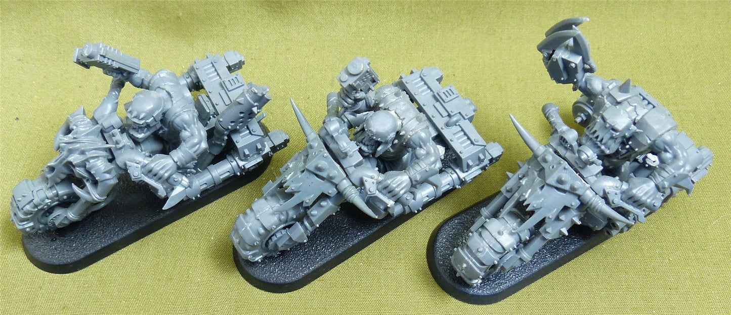 Warbiker Mob - Orks - Warhammer 40k #12U