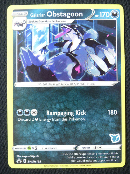 Galarian Obstagoon SWSH193 Promo - Pokemon Card #1FX