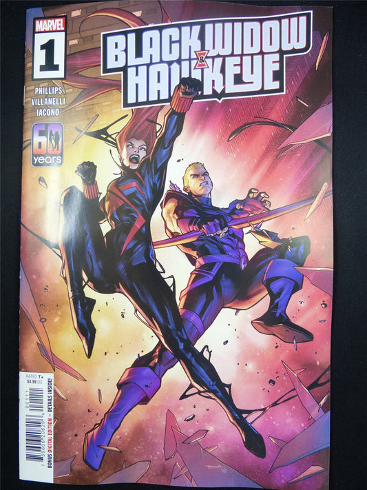 BLACK Widow & Hawkeye #1 - May 2024 Marvel Comic #3T1
