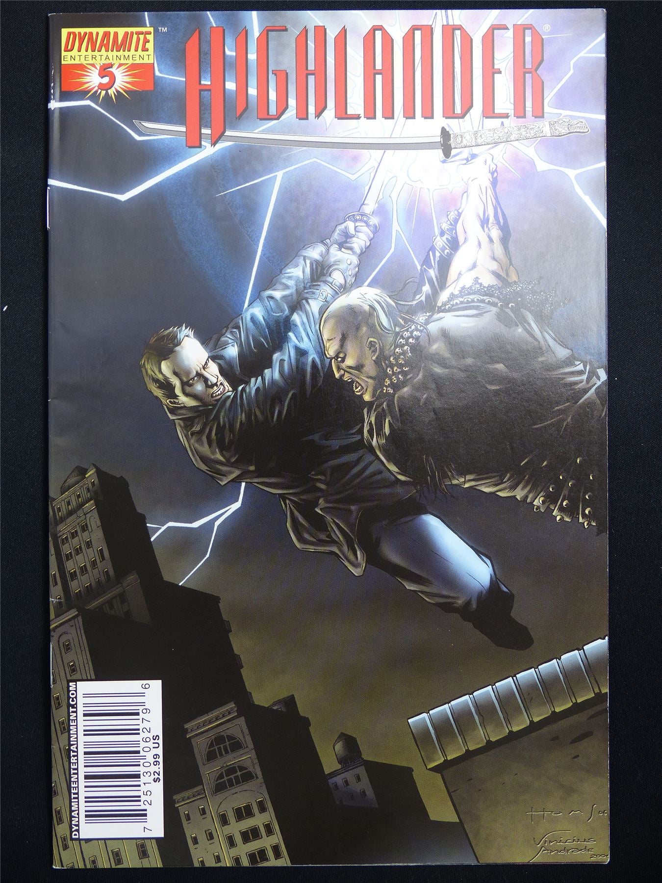 HIGHLANDER #5 - Dynamite Comic #332