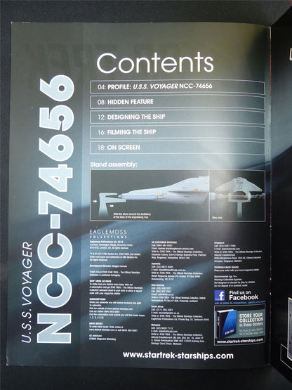 Star Trek The official Starships Collection #6 -  Eaglemoss Magazine #2WN