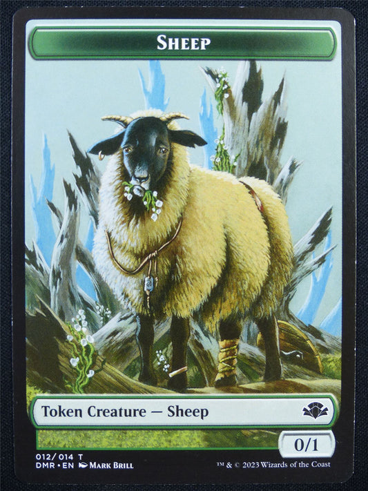 Sheep Token - DMR - Mtg Card #5Q
