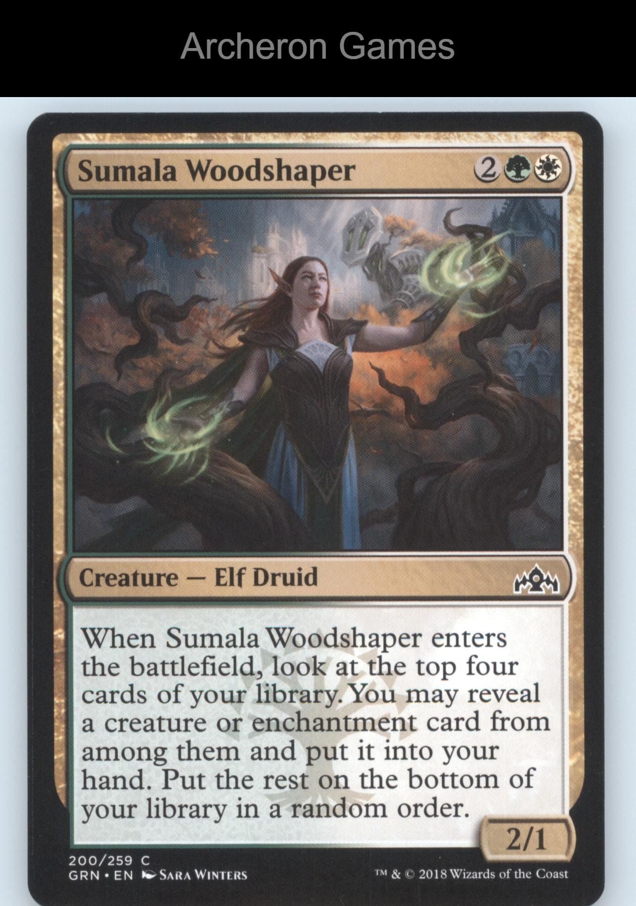 Sumala Woodshaper 200 C MTG Card Guilds of Ravnica