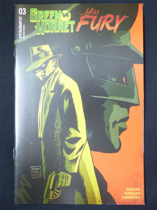 GREEN Hornet Miss Fury #3 - B&B Mar 2025 Dynamite Comic #ZU