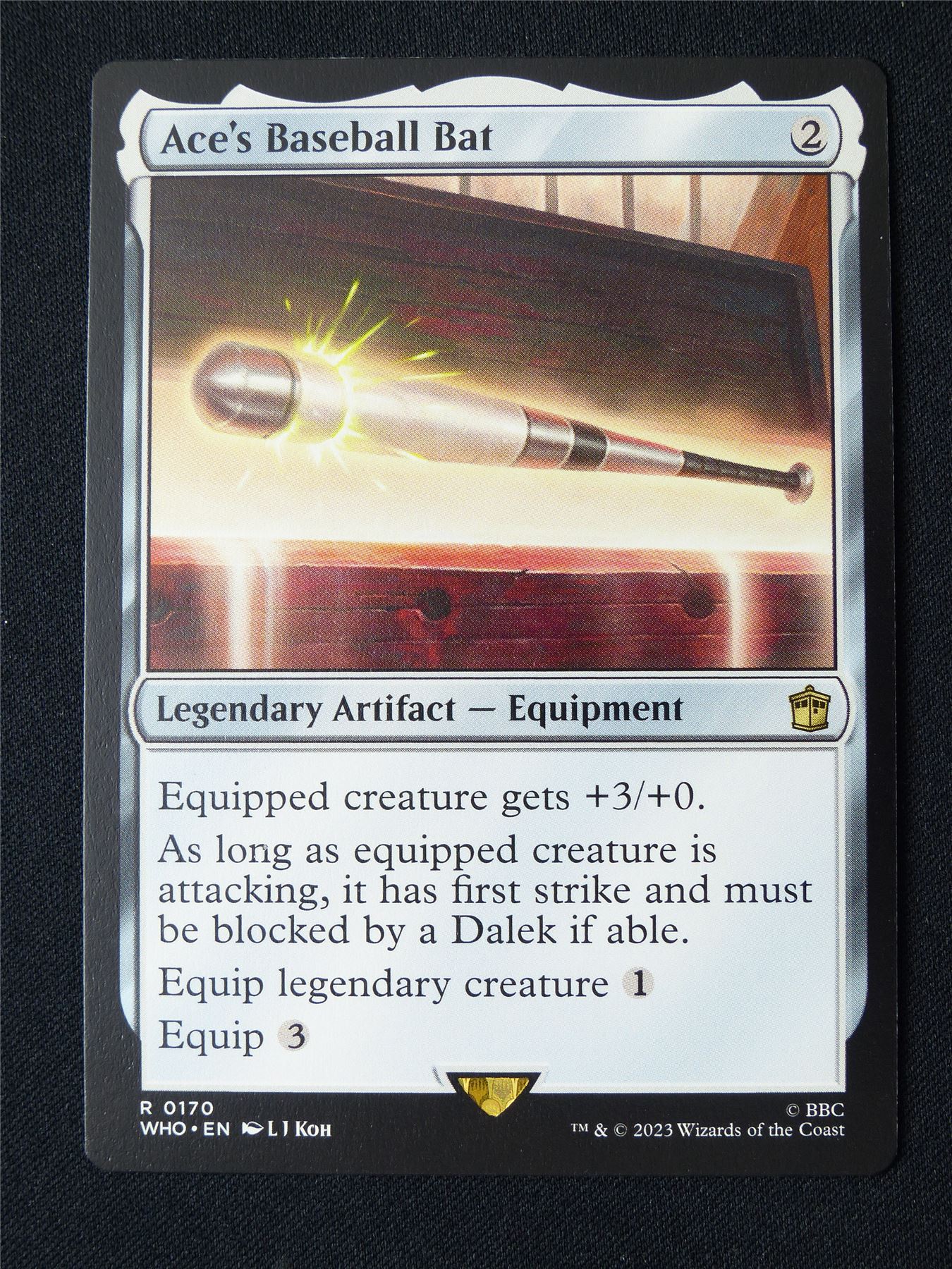 Ace's Baseball Bat - WHO - Mtg Card #333