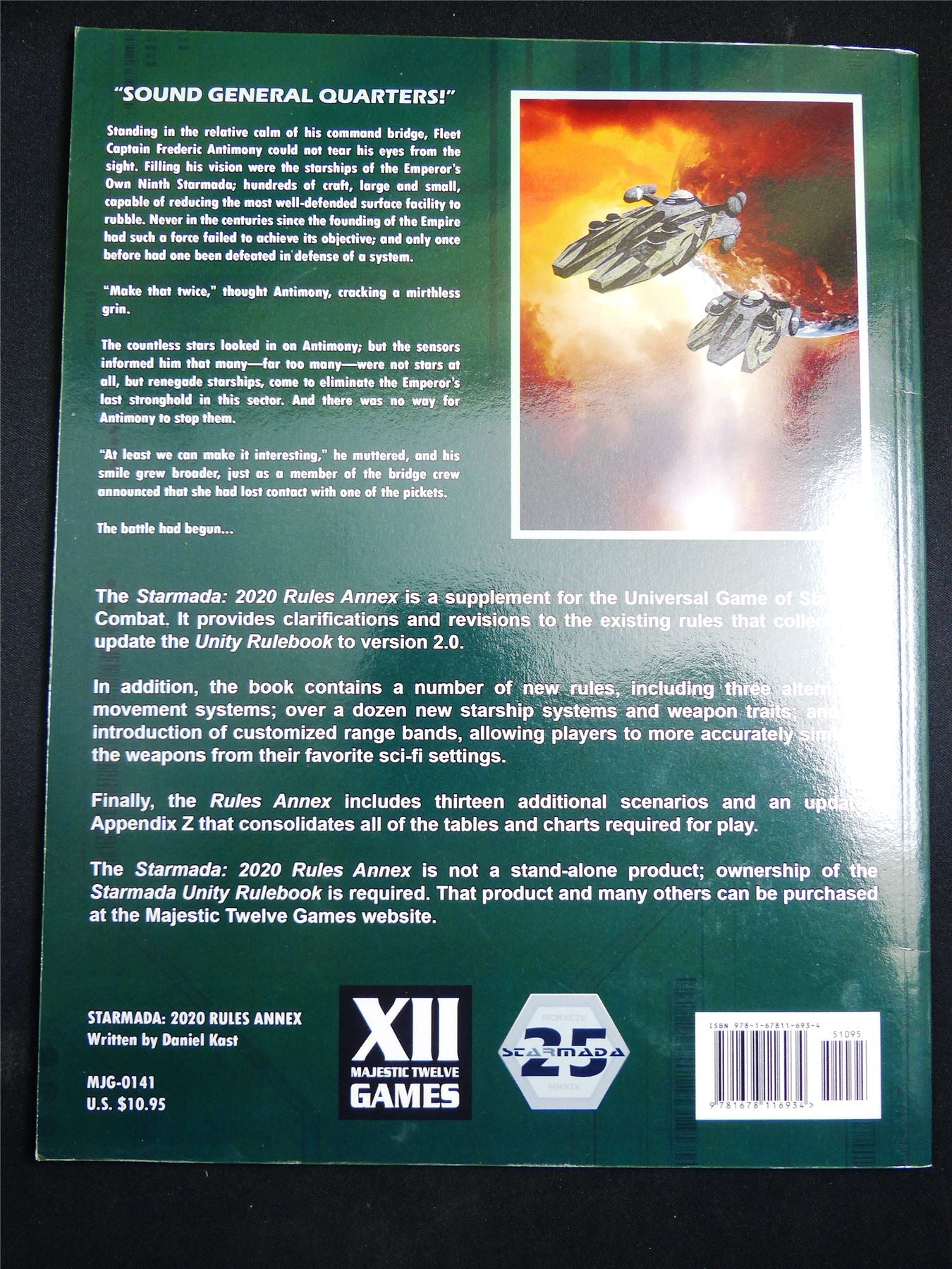 Starmada 2020 Rules Annex Rulebook - Majestic Twelve Games Softback #2UJ