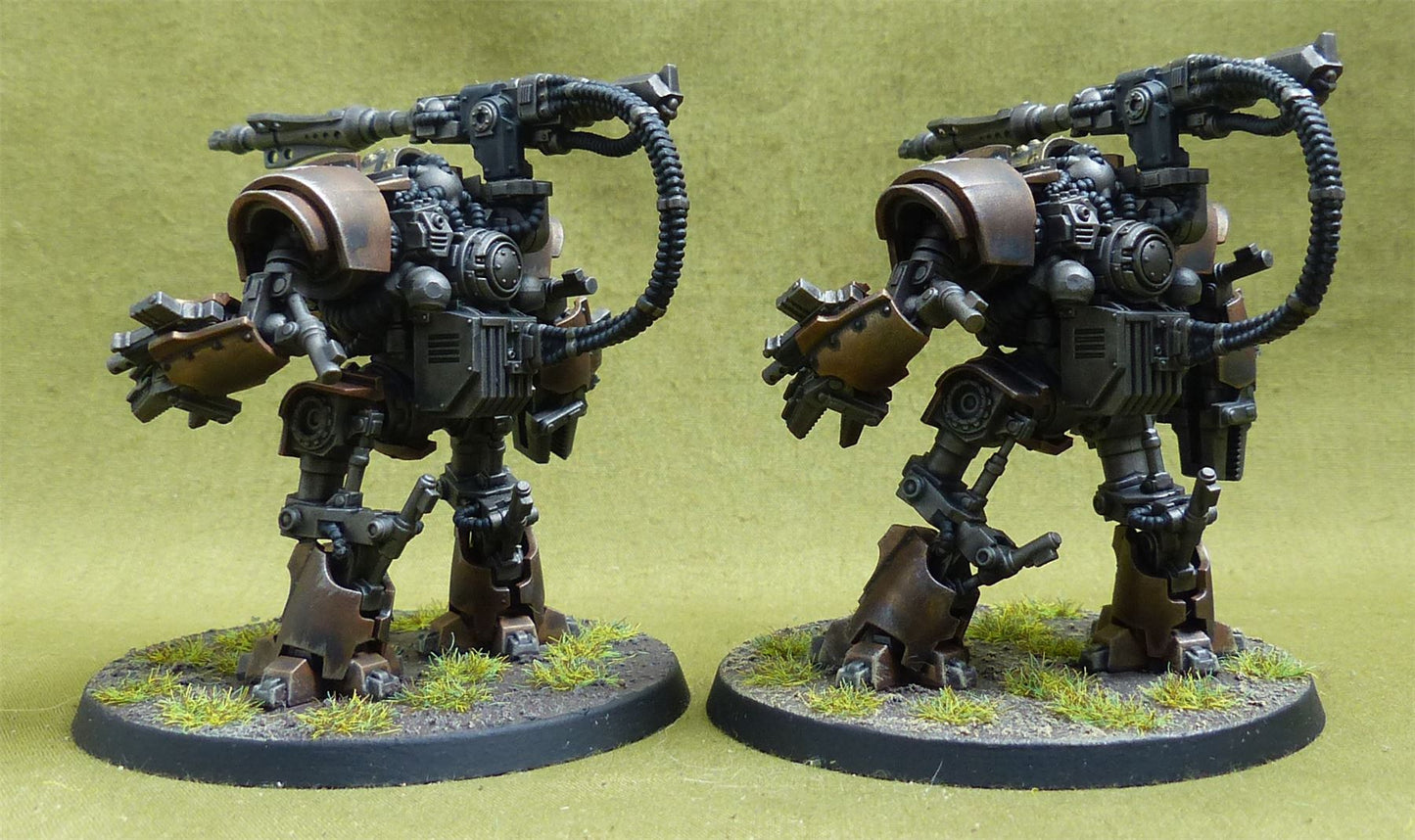 Castellax Battle-automata Maniple painted - Mechanicum - Warhammer Horus Heresy #EP