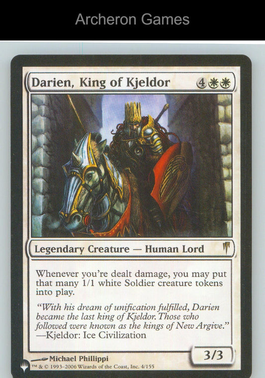 Darien, King of Kjeldor PLST 4/155 R MTG Card NM/EX+